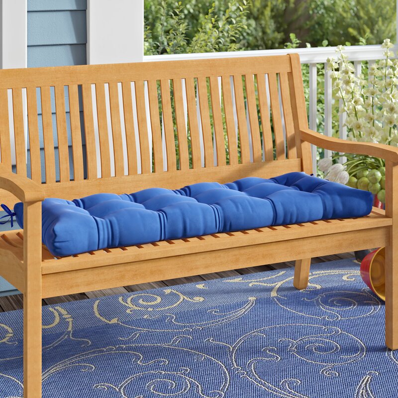 Andover Mills Sarver Indoor/Outdoor Bench Cushion & Reviews Wayfair